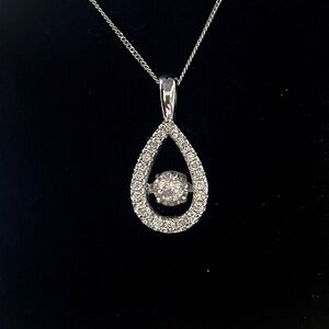 Unstoppable Love Diamond Pear necklace